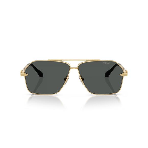 NEW VERSACE Gold Metal Sunglasses - Picture 2 of 6